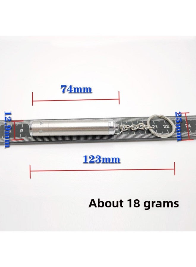 Loquat Aluminum Alloy Mini Flashlight Led Gift Key Lamp Printable LOGO Lighting Portable Emergency Small Flashlight-Color:Color Mixing - Image 3