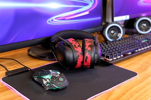 WC Freeze Blackshark V2 Pro 2023 - Cooling Gel Earpads by Wicked Cushions Only (Does not fit Old Blackshark V2 Pro) - Boost Comfort, Thickness, & Sound Isolation for Epic Gaming | Red Camo - Image 3