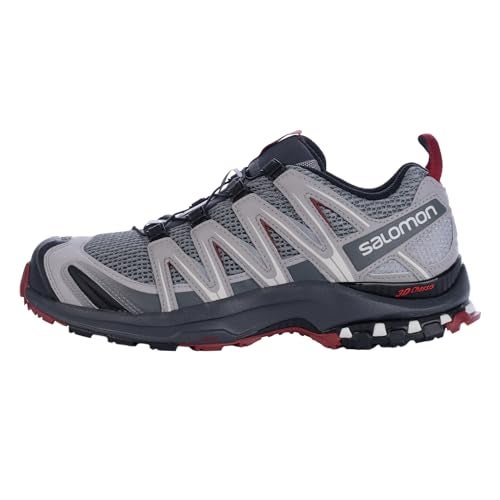 Salomon Men’s XA PRO 3D Trail Running Shoes - Monument/Ebony/Red Dahlia - 12 - Image 1