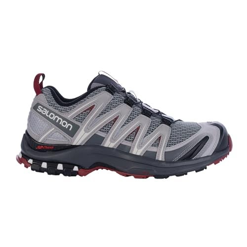 Salomon Men’s XA PRO 3D Trail Running Shoes - Monument/Ebony/Red Dahlia - 12 - Image 3