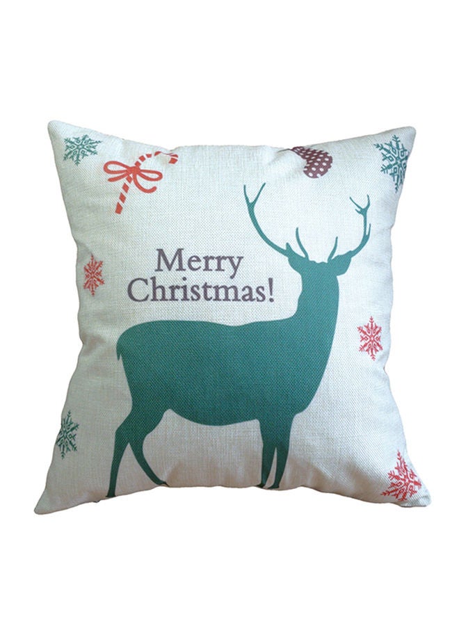 NIBEMINENT Christmas Decoration Cushion Cover Multicolour 45 x 45cm - Image 1