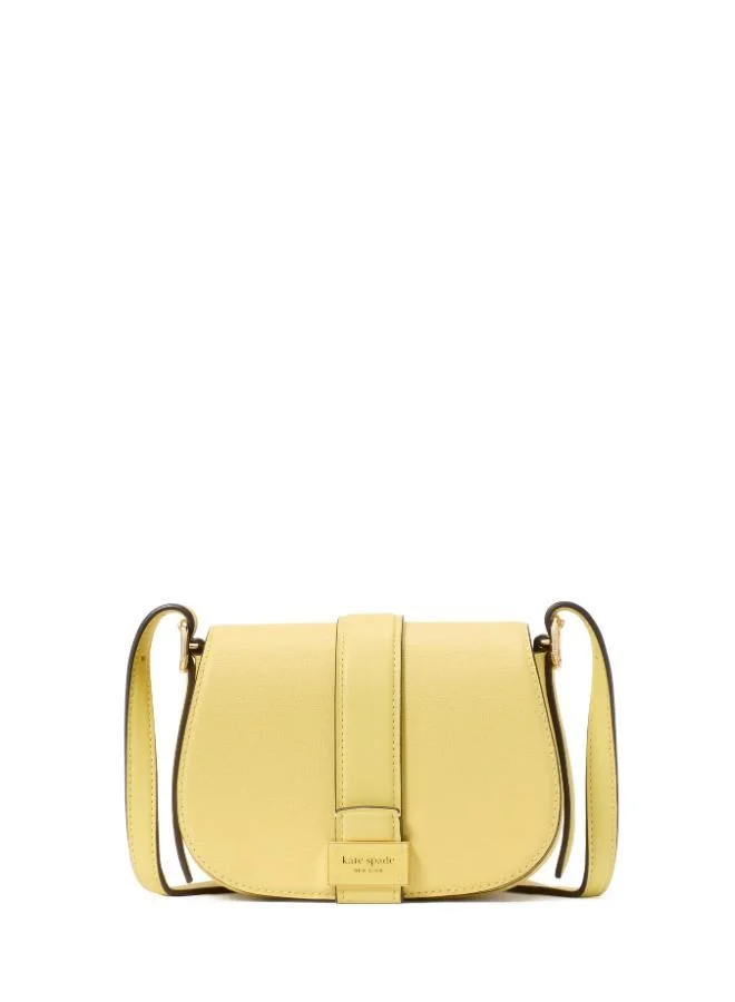 كيت سبيد Nouveau Textured Leather Mini Saddle