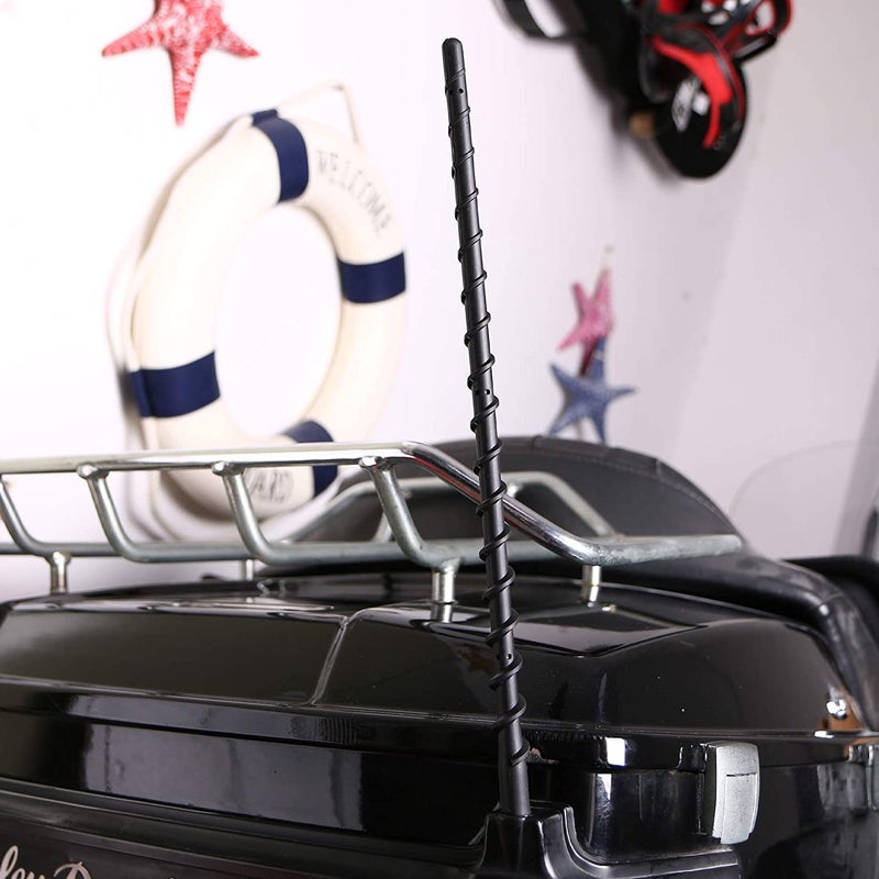 هوائي حلزوني لدراجات هارلي ديفيدسون تورينج، إلكترا، رود، ستريت جلايد، ترايك، ألترا كلاسيك، سي في أو موديلات 1989-2022 (ملحقات الدراجات النارية/أ) - Image 2