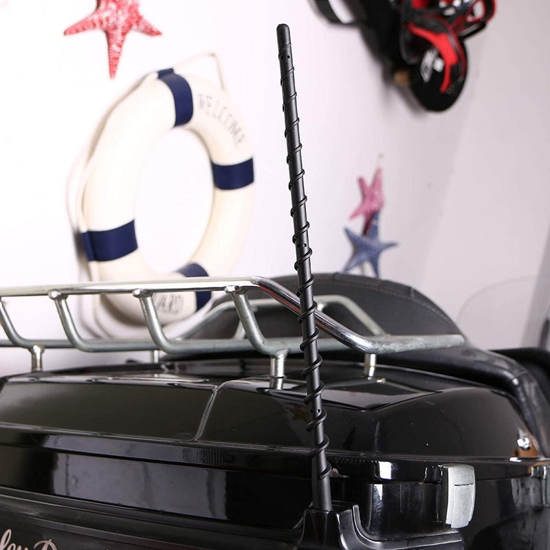 هوائي حلزوني لدراجات هارلي ديفيدسون تورينج، إلكترا، رود، ستريت جلايد، ترايك، ألترا كلاسيك، سي في أو موديلات 1989-2022 (ملحقات الدراجات النارية/أ) - Image 5