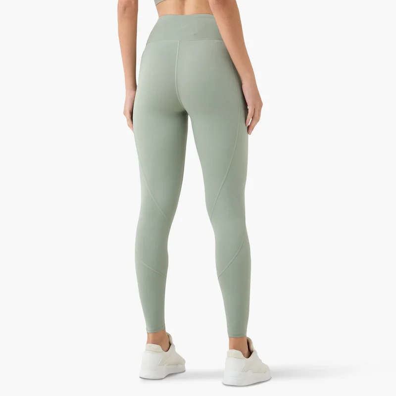 ADOT by Splash Textured Leggings with Elasticated Waistband and Pocket