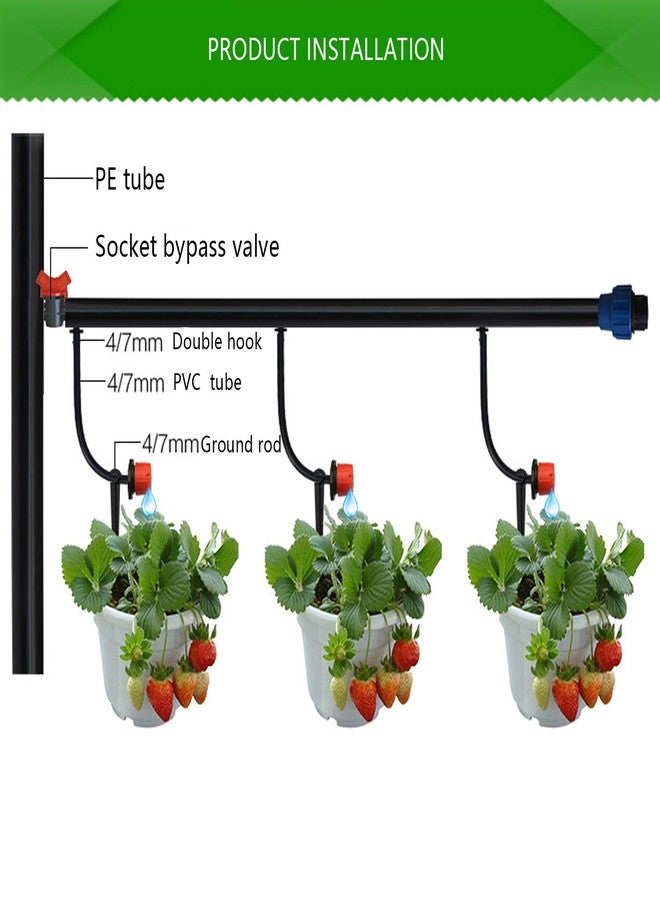 Balter-D 200 Pack Irrigation Drip Support Stakes 1/4 Inch Tubing Hose Holder - Image 3