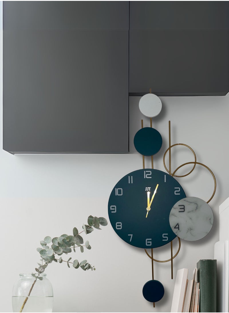 Wall Clock Metal Nordic Circles Overlap Golden Iron Bars Vertical - pzsku/ZE998013D46F42C498878Z/45/_/1708433525/4502e83f-05d6-4663-b5a5-5451ca10a193