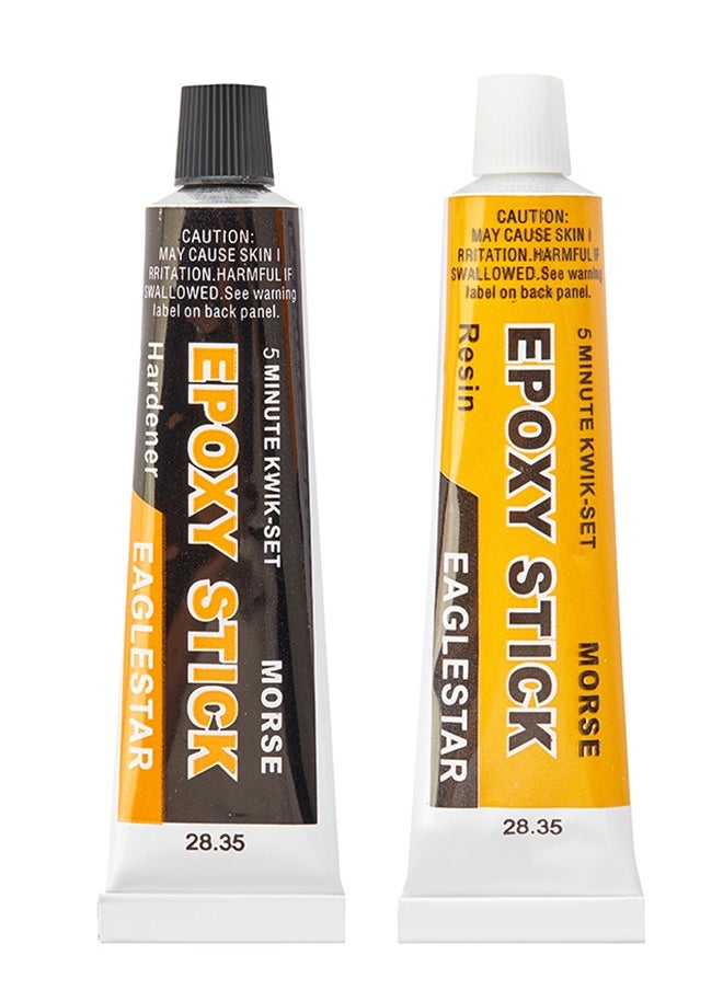 LAWAZIM - Snail Epoxy Glue- Waterproof High-strength Adhesive with Resin and Hardener and Mixing Spatula on Glass Metal Plastic Rubber Wood Ceramic Fabric Leather and Tiles - for Electronic Household Outdoors - Image 1