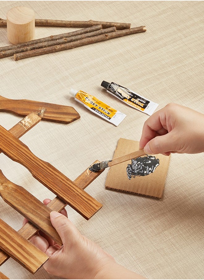 LAWAZIM - Snail Epoxy Glue- Waterproof High-strength Adhesive with Resin and Hardener and Mixing Spatula on Glass Metal Plastic Rubber Wood Ceramic Fabric Leather and Tiles - for Electronic Household Outdoors - Image 1