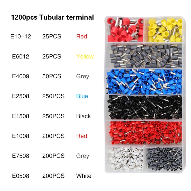 HSC8 6-4A Crimping Pliers Quick Connect Wire Tool 1200pcs terminal - Image 1