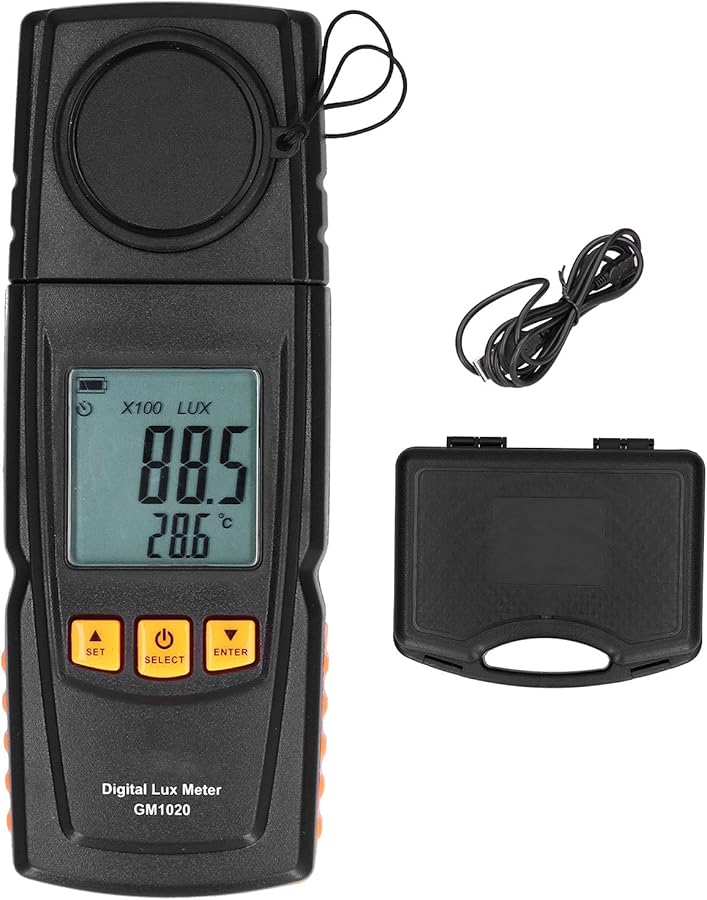 Portable Illuminance Meter 0 1LX High Accuracy Light Intensity Meter 200000Lx Range USB Data Export - Image 2