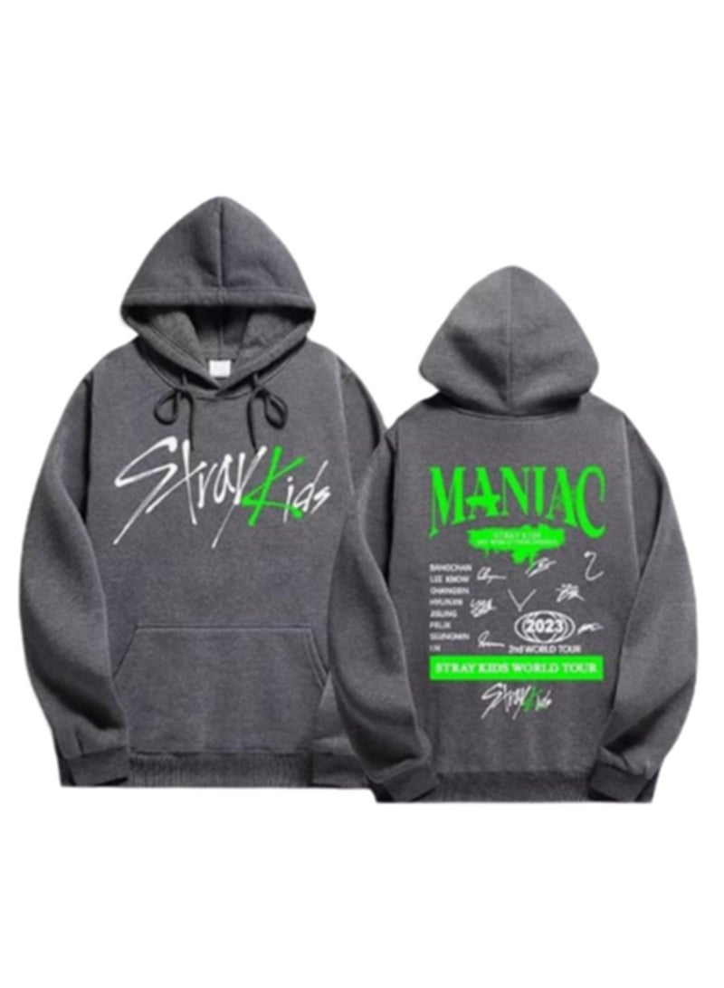 New Men's Sweatshirt Printed Trendy Fashion Hooded Sweatshirt - Image 1