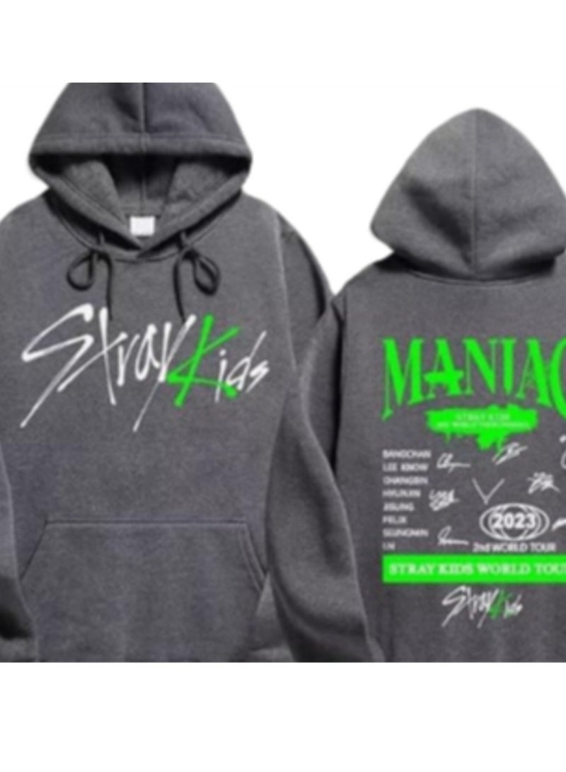New Men's Sweatshirt Printed Trendy Fashion Hooded Sweatshirt - Image 3