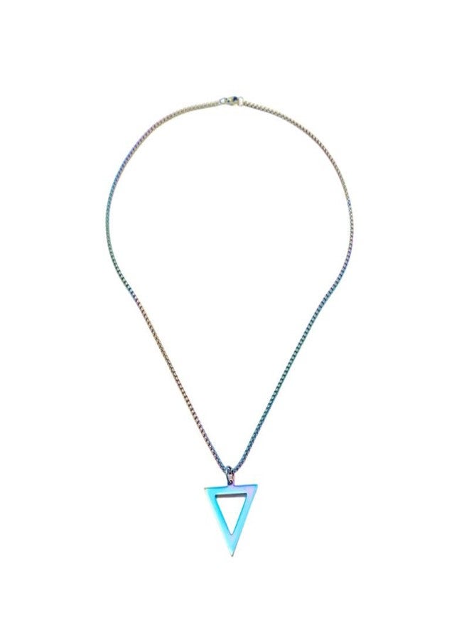 SALTY ALPHA Anti Tarnish Stainless Steel Trifecta Secret Locket Neck Chain for Men | Stylish Pendant Necklace | Jewellery Accessories for Boys | Minimal Jewelry | Gifts for Boyfriend & Husband | Marriage, Birthday | Gift for Valentine Day - Image 1