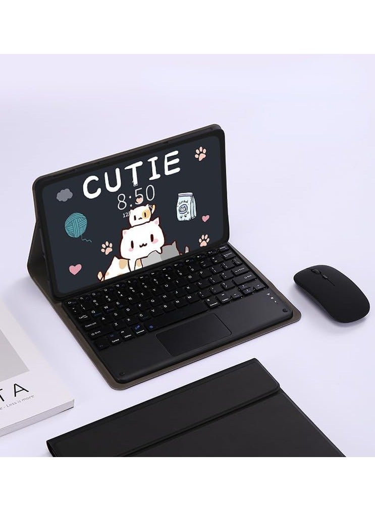 Keyboard Case Compatible with Xiaomi Redmi Pad SE 11 Inch 2023, Cover with Touched Keyboard u0026 Bluetooth Mice for Redmi Pad SE 11''