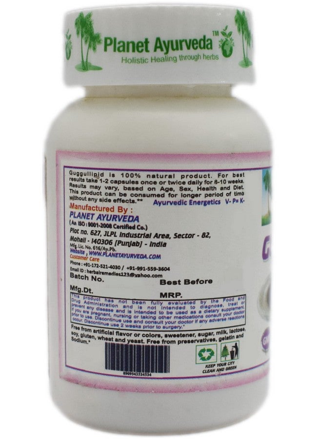 Planet Ayurveda Gugullipid Capsules (60 CAP) - Image 3