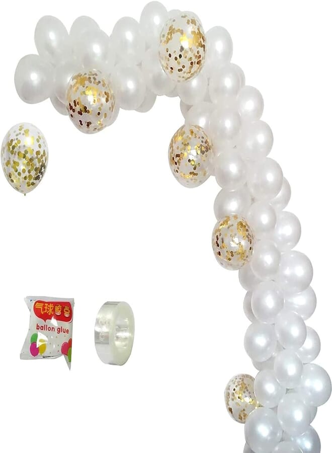 Secret 16Ft Balloon Kit, 111 PCS Arch Balloon Garland Decorations Backdrop for Wedding Birthday