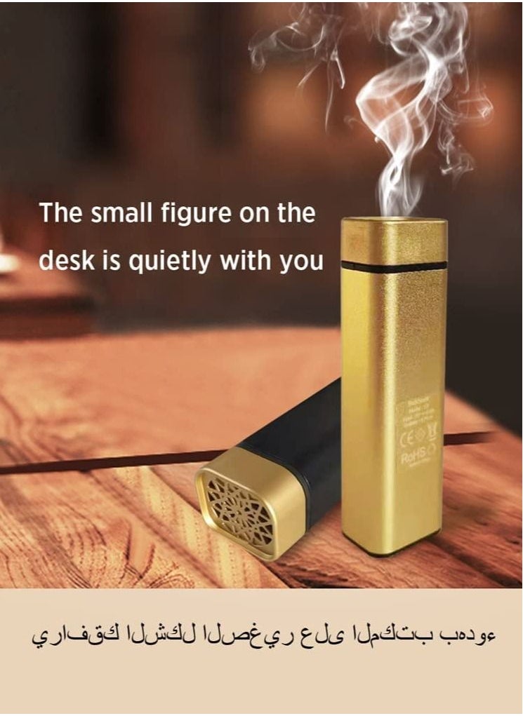 Bakhoor - مبخرة إلكترونية محمولة بمنفذ USB وحامل بخور عربي صغير وموزع روائح عطرية كهربائي ومبخرة عطرية إسلامية ومعطر هواء للسيارة - Image 1