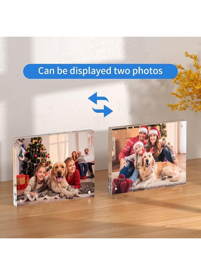 NIUBEE NIUBEE 85x11 Picture Frame Clear Certificate Document Magnetic Photo Frame for Tabletop Display  - Image 3