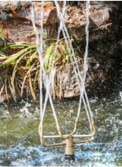 Radiant Flat rotating fountain head made of stainless steel with 5 water outlets all made of stainless steel.  - Image 2