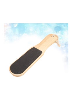 Generic Double Sided Foot File With Wooden Handle brown  - Image 2