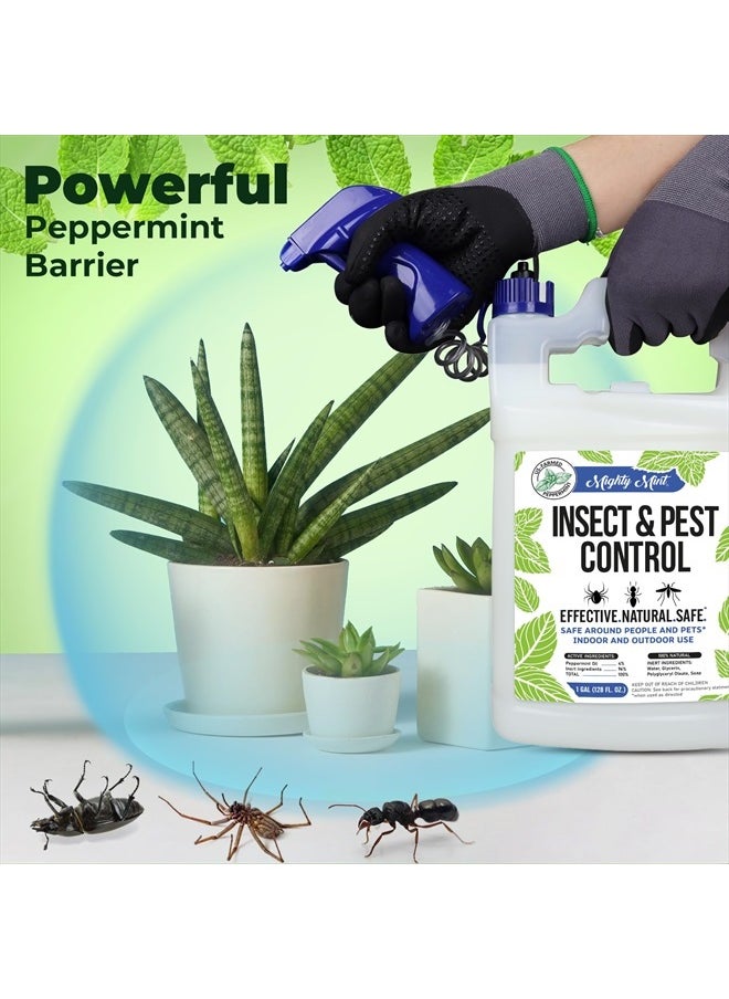 Mighty Mint - Gallon (128 oz) Insect and Pest Control Peppermint Oil - Natural Spray for Spiders, Ants, and More - Image 1