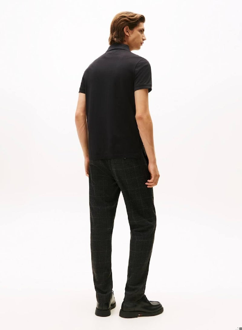 TOMMY HILFIGER Hidden Placket Regular Polo Shirt - Image 3