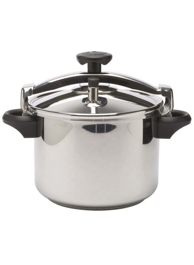 Silampos 8Liters Stainless Steel Pressure Cooker with Basket Silver 8 L 643122018608B100 silver - Image 2