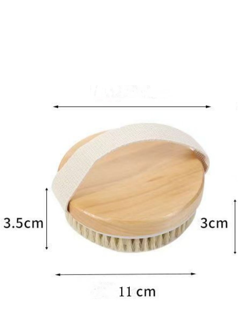 فرشاة استحمام، فرشاة تجفيف الجسم، فرشاة تنظيف البشرة، فرشاة تدليك الدهون، فرشاة تقشير الاستحمام، فرشاة الظهر 11*3 سم - Image 4