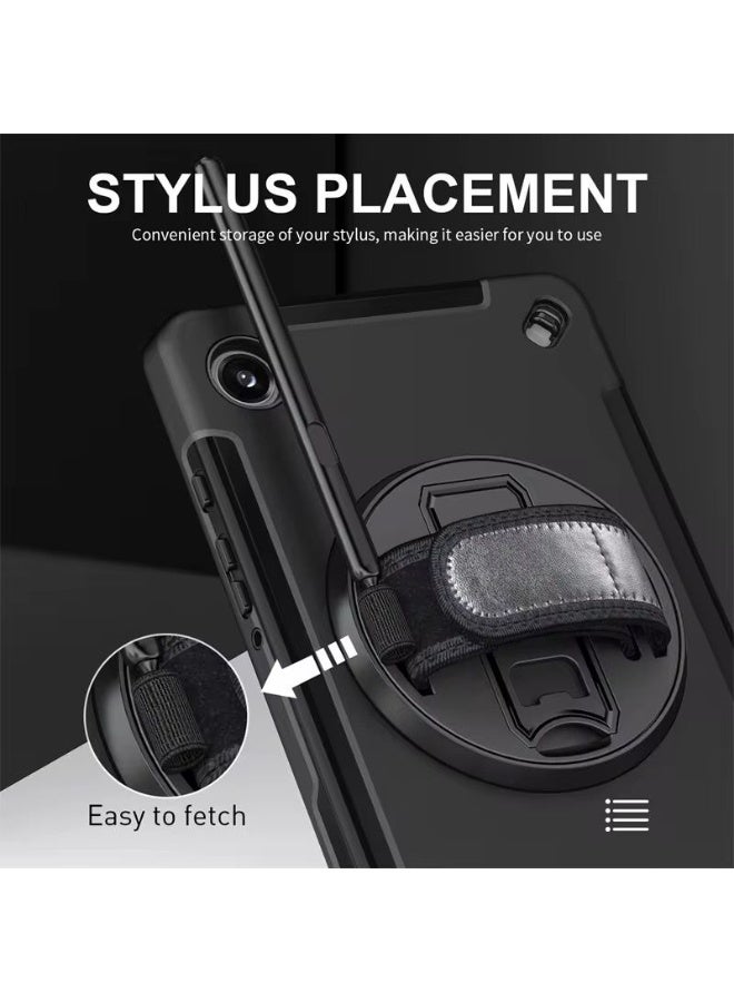 Cat - Cot cat-cot  360 rotation three layers protection with strap for Samsung Galaxy Tab A9+ 11inch Model X210/X215 - Image 2