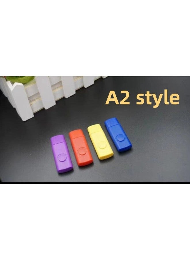 Small Capacity Rotating Usb Flash Drive 1g Cover Bid U Disk 2g 256m Driving 4g Documents 512mb Tv Software Stick-Color:Section A2-Capacity:1GB  - Image 1