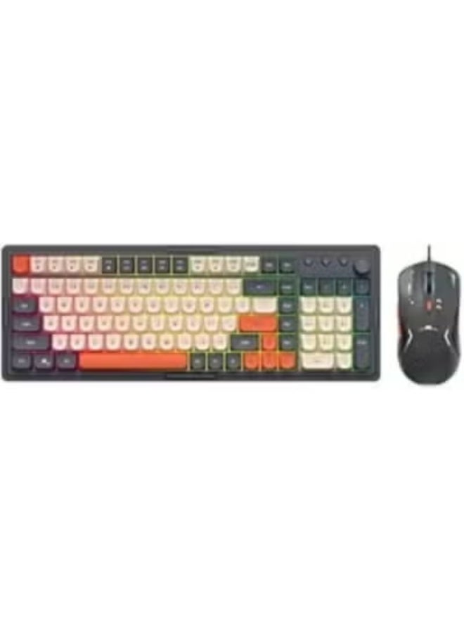 Wired Gaming Keyboard and Mouse Combo – Backlit Keys – Durable Design for PC and Laptop - Image 1