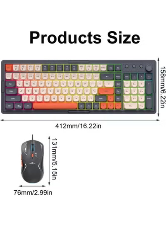 Wired Gaming Keyboard and Mouse Combo – Backlit Keys – Durable Design for PC and Laptop - Image 3
