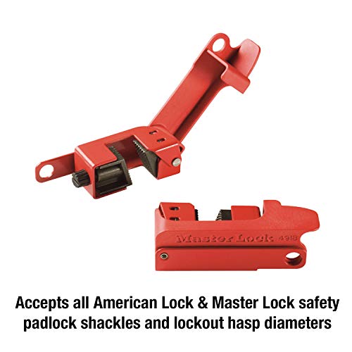 Master Lock 491B Lockout Tagout Circuit Breaker Lockout, Tall and Wide Toggles - Image 4