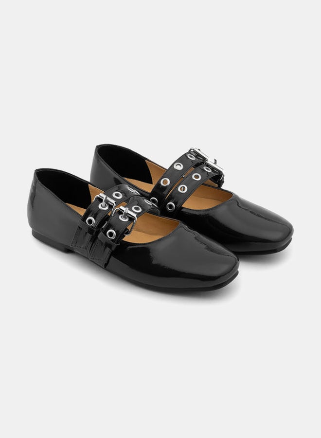 TGS Double Belt Flat Mary Janes - Image 1