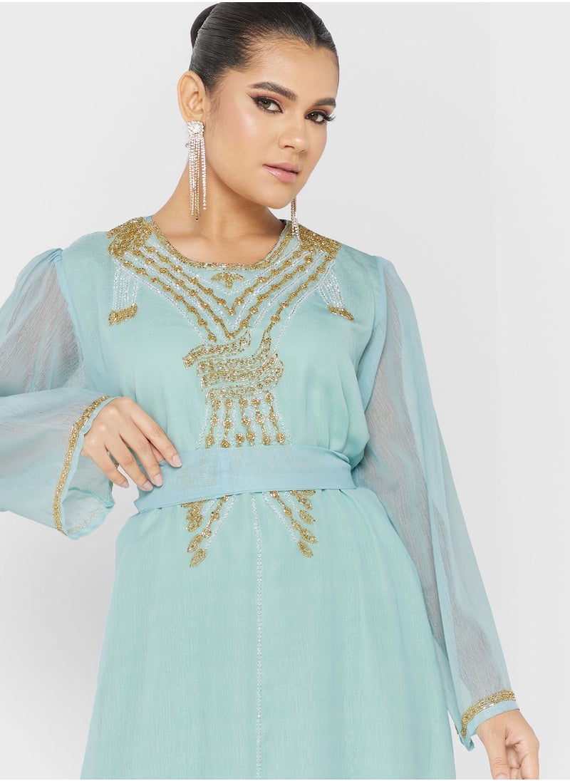 Embellished Belted Jalabiya - pzsku/ZE998E06559E64879CAC4Z/45/_/1694809090/ec9df581-e49f-419c-8574-89b725c89d36