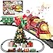 Dkomekii Mini Christmas Train Set Santa Trains - Image 2