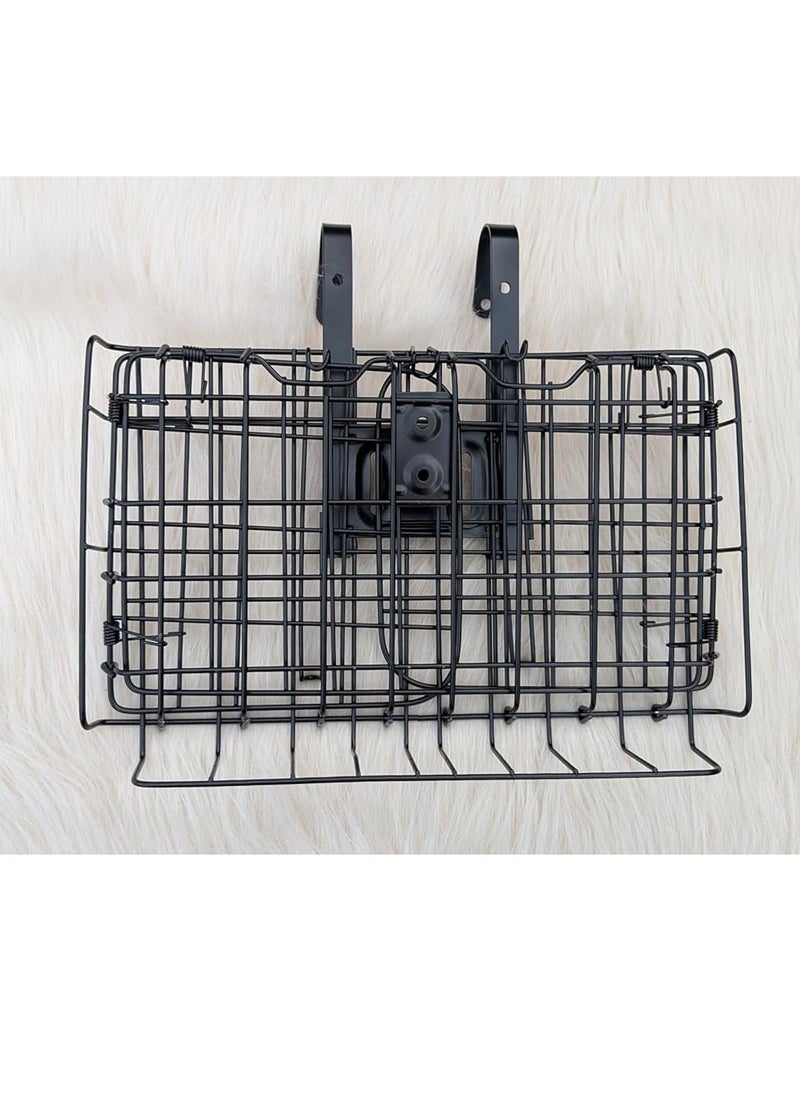 Generic - Foldable Bike Basket – Attachable or Hangable Bike Crate, Suitable for Various Bicycles – 32 cm Length × 20 cm Width × 22 cm Height – Easy to Remove and Foldable - Image 1
