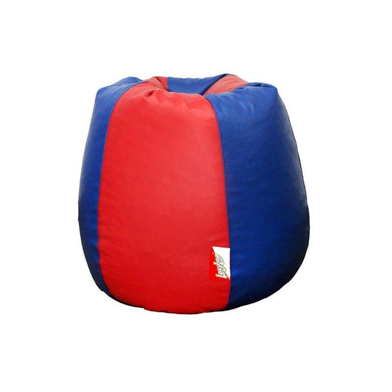 LAZYBAG كرسي بيم باج للاطفال XXXXXL غطاء بيم باج للعب ألعاب الفيديو أو الاسترخاء للفصول الدراسية ورياض الأطفال والمكتبات أو العمل من المنزل باللونين الأحمر والأزرق بحجم 5XL - Image 4