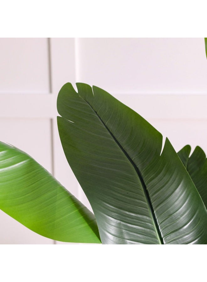 DANUBE HOME شجرة موز مزيفة نباتات مثالية للداخل والخارج شرفة منزل مكتب ديكور غرفة المعيشة شجرة موز 180 سم - Image 2