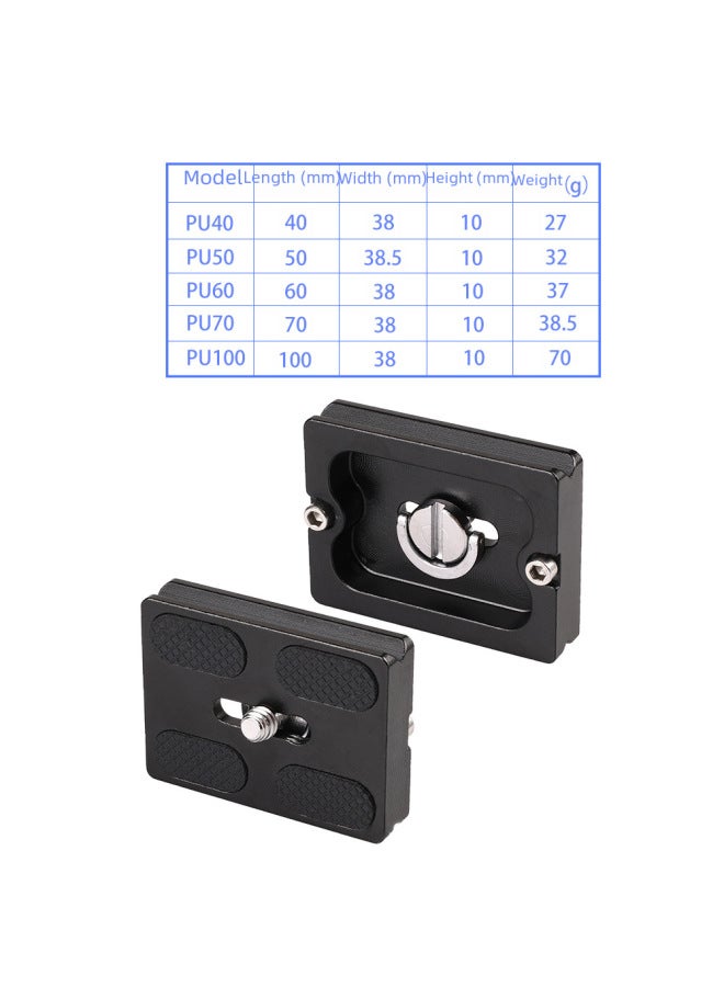 Camera Universal Ptz Quick Release Plate Clamp Spherical Ptz Pu 40 50 60 70 100mm Akaya - Image 2