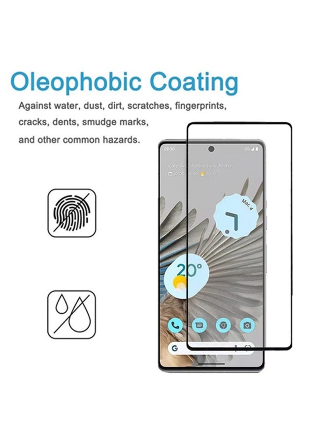 Full Screen Aluminum Alloy Tempered Glass Screen Protector For Google Pixel 7 Pro 6 Pro 6a Phone Film High Quality Protective-Color:High Adhesion Edge Glue Tempered Film [unlocked Version] [single Model 10 Batches, Mixed Batch Will Not Be Shipped]]-Dimensions:Google Pixel6Pro