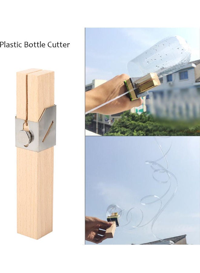 NIBEMINENT Plastic Bottle Cutter Beige/Silver - Image 4