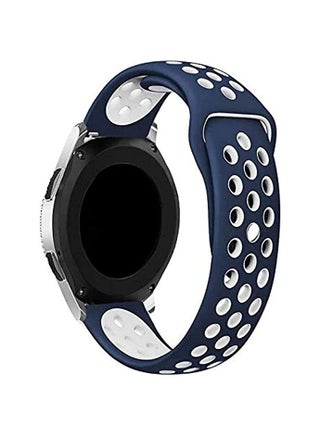 Compatible Samsung Galaxy Watch (46mm) Bands, 22mm Width Soft Silicone Sport Band Replacement Strap Quick Release Pin Compatible Samsung Galaxy Watch (46mm) Blue/white - pzsku/ZE99916B4B10CB2683D03Z/45/_/1683813357/43b36be3-73ee-47f8-b2e0-e1b474d5d7e2