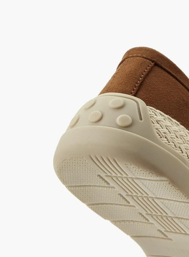 Peppermint TAN Men Textured Espadrilles Loafers for Men | Best Price UAE