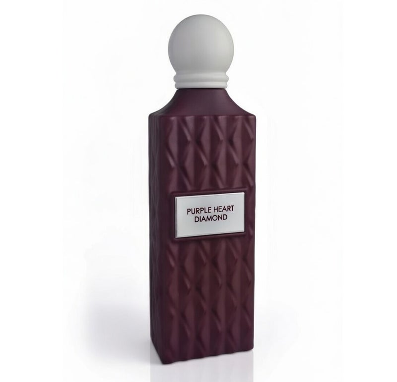 Diamond Purple Heart Diamond Eau de Parfum - Elegant & Captivating Unisex Fragrance - 100ml - Image 1