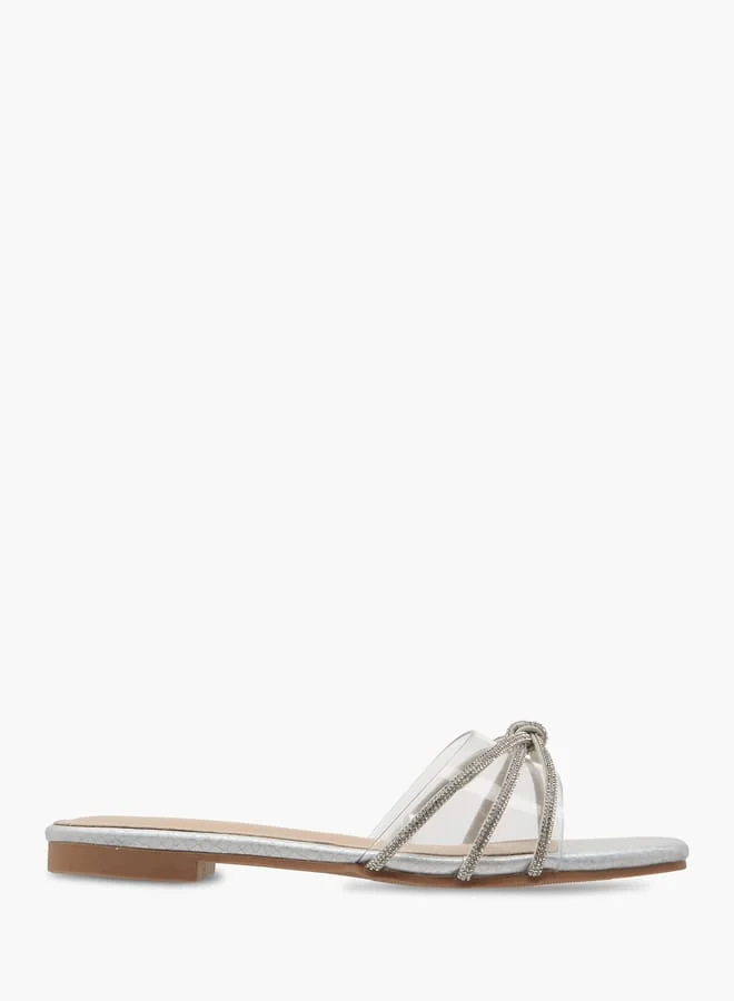 Flora Bella By Shoexpress Women Embellished Slip-On Sandals
