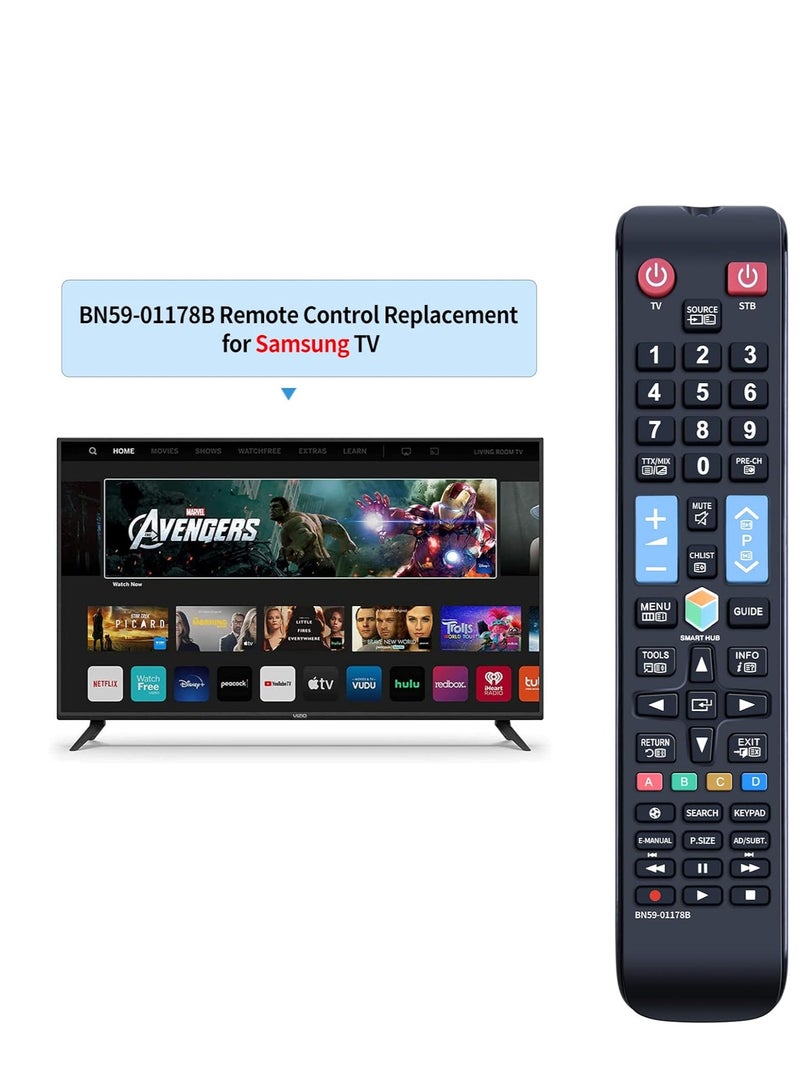 ELTRAZONE BN59-01178B Replacement Remote Control for Samsung TV – Compatible with UE32H5500, UE40H5570, UE55H6200, UE32H5303AK, UA55H6300AW, UA60H6300AW – Easy Control, Battery Included - Image 3