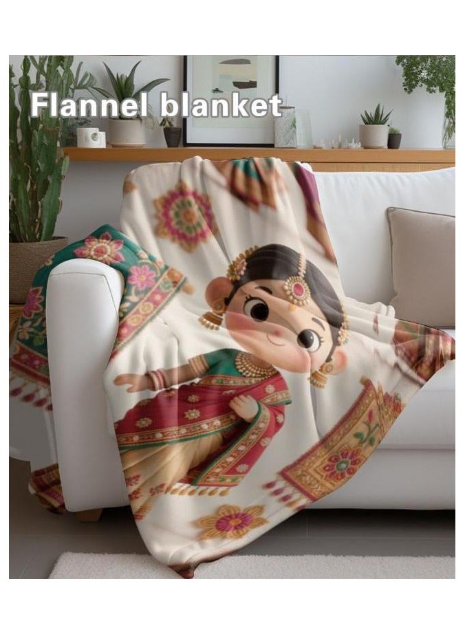 general Children's or student cartoon flannel thin blanket (warm and comfortable, suitable for sleep, games) 100cm*150cm - Image 5