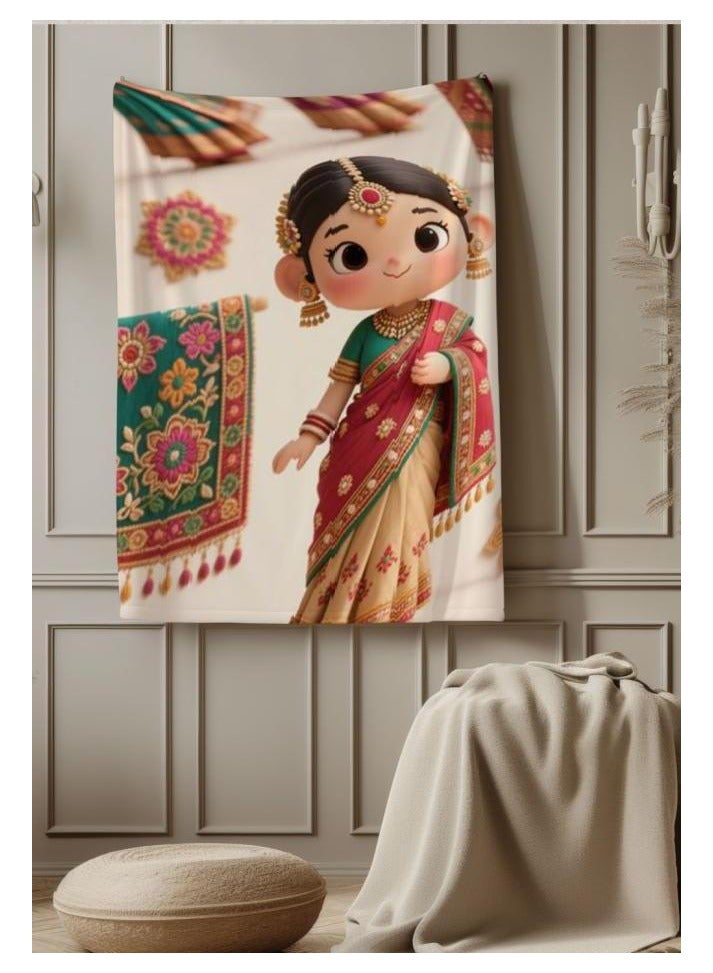 general Children's or student cartoon flannel thin blanket (warm and comfortable, suitable for sleep, games) 100cm*150cm - Image 1